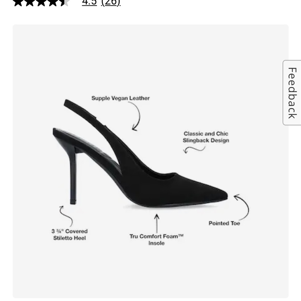 Journee Elenney Pump NWOT! kitten heels slingback